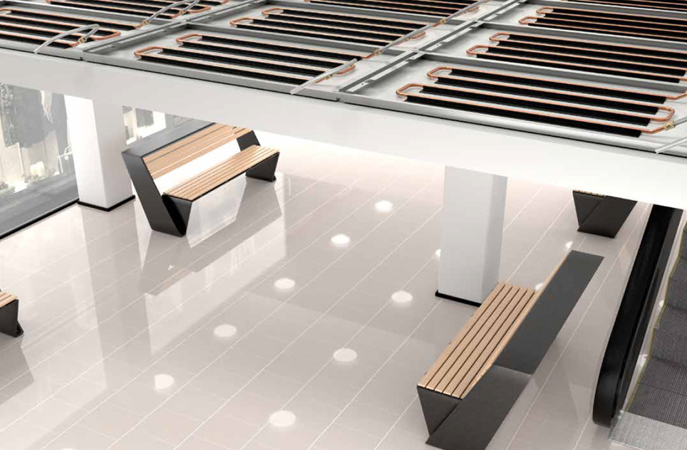 Metal radiant ceilings