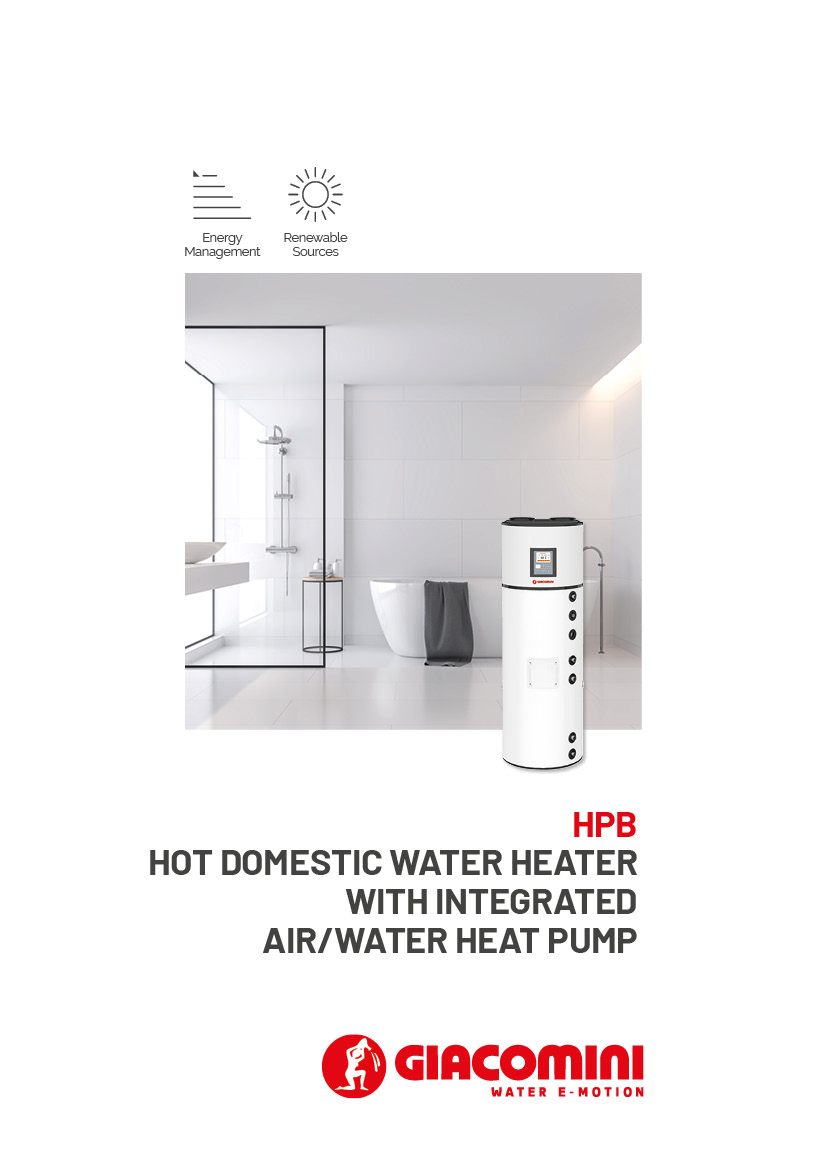 Hot domestic water heater HPB