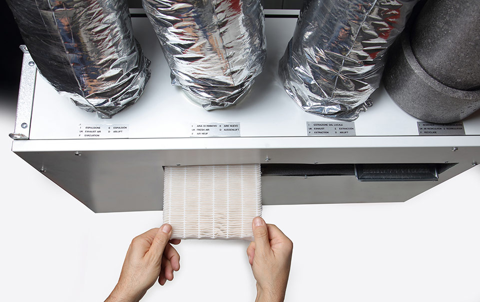 Air treatment for radiant systems and HRVs