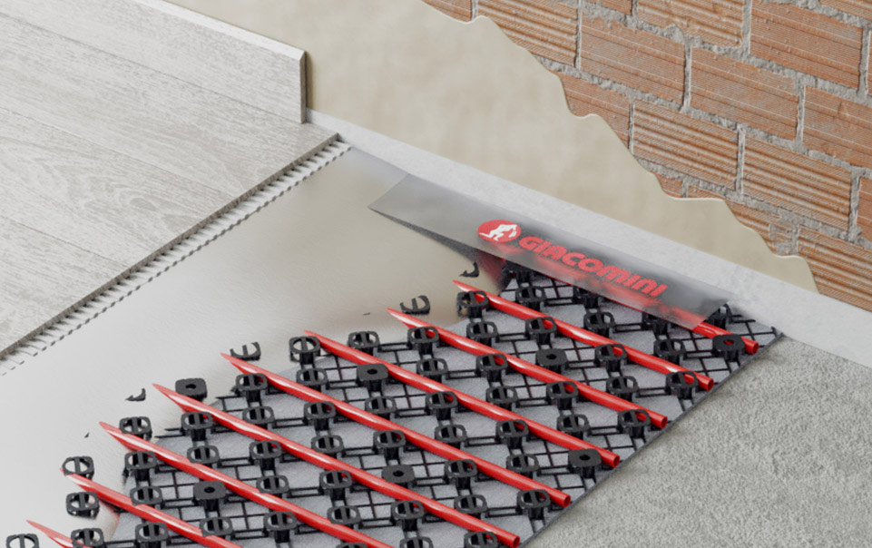 Spider for installations with low thickness and reduced thermal inertia